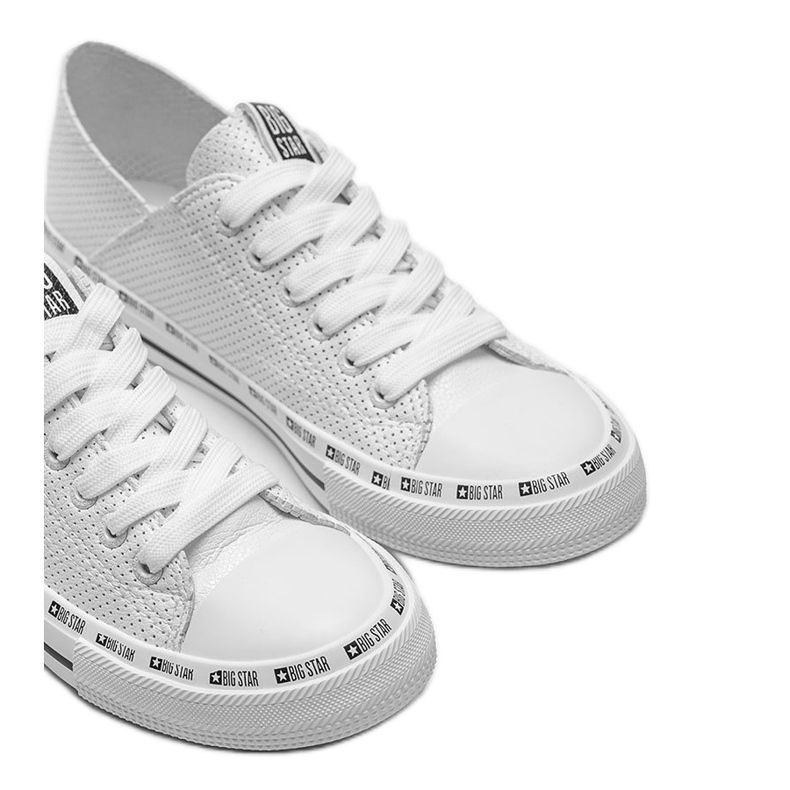 Big Star Harley hvide openwork sneakers 1