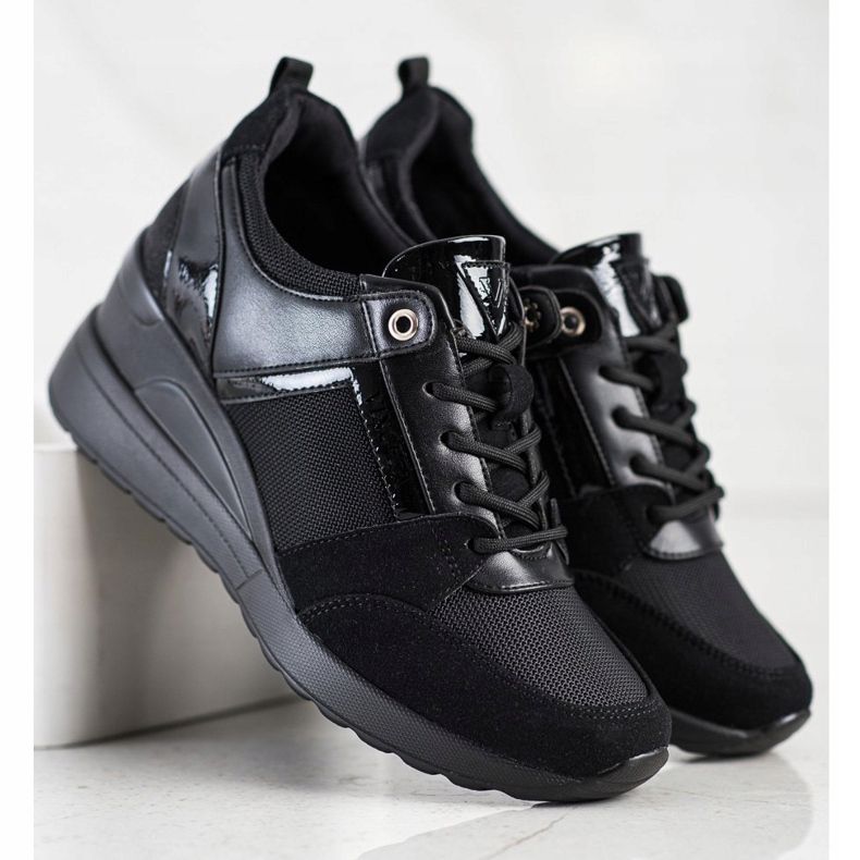 Stilfulde VINCEZA sneakers sort 2