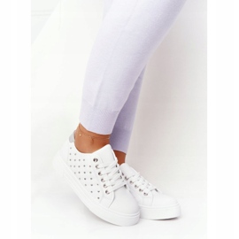 PS1 Kvinders sneakers med hvid-sølv Fondness Quilting 2