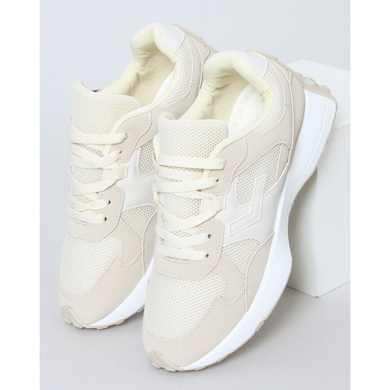 Beige BL209P Beige sportssko 1