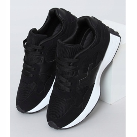 Sort BL209P Sorte sportssko 1