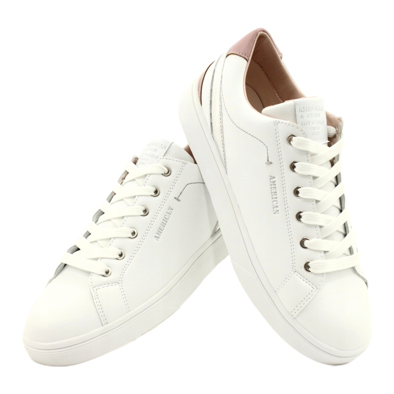 American Club RH12 hvide sportssko 4