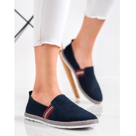 Filippo Navy læder slipons marineblå blå 2