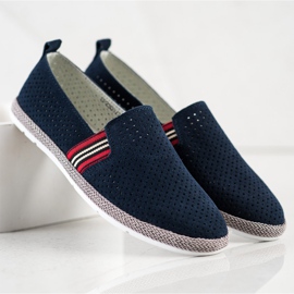 Filippo Navy læder slipons marineblå blå 1