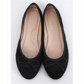 Dame ballerinaer i sort ruskind 2CE-9490 Sort 1