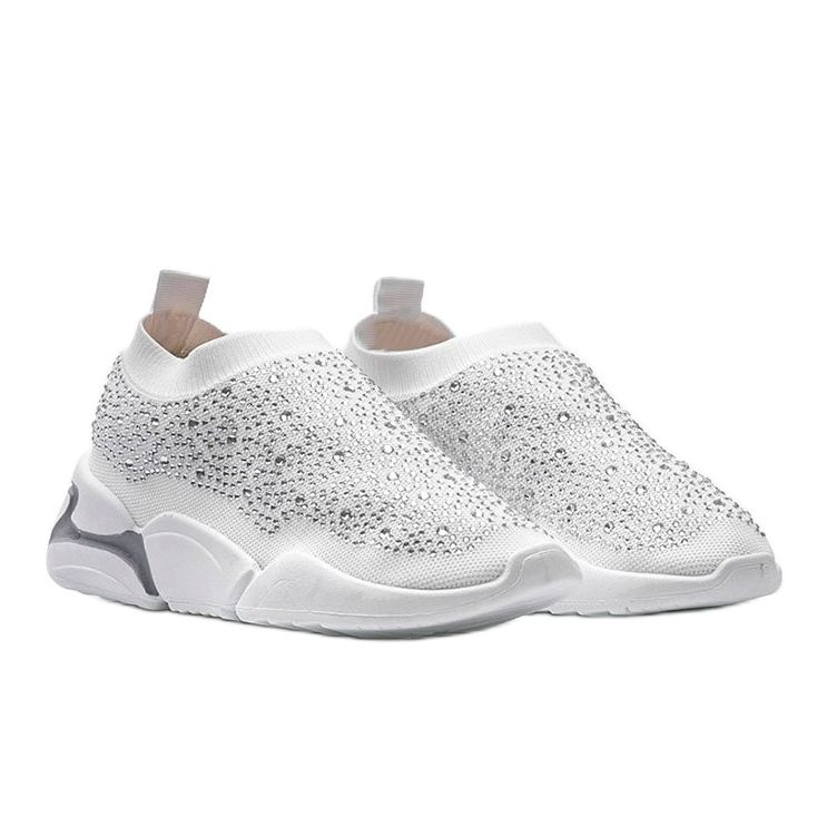 Eva hvide slip-on sportssko 1