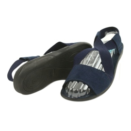 Adanex damesandaler Marineblå 2
