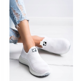SHELOVET Spring Openwork Slipons hvid 1