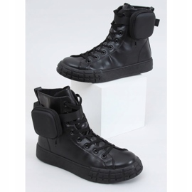Sort VL142 Sorte sneakers med en pose 1