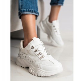 SHELOVET Hvide sneakers 3