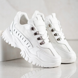 SHELOVET Hvide sneakers 2