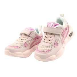 American Club Moderigtige Pink Halographic Sportssko ES23/21 lyserød 2