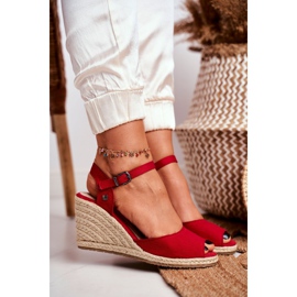 Kvinders sandaler Espadrilles Big Star Rød DD274A213 3