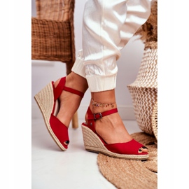 Kvinders sandaler Espadrilles Big Star Rød DD274A213 2