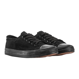 Sorte klassiske Destini lave sneakers 1
