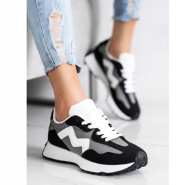 SHELOVET Casual sneakers sort 2