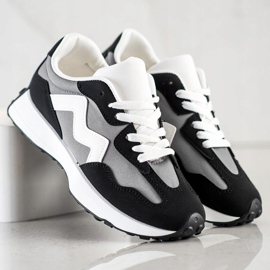 SHELOVET Casual sneakers sort 1
