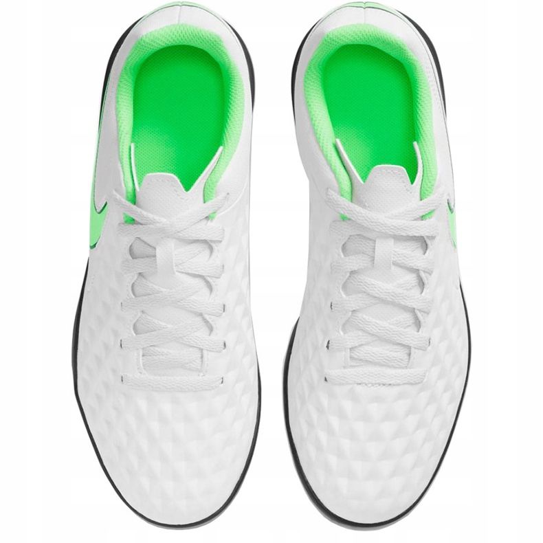 Nike Tiempo Legend 8 Club Tf Junior AT5883 030 fodboldsko hvid hvid 1