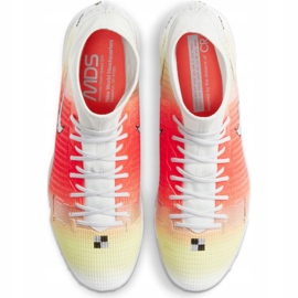 Nike Mercurial Superfly 8 Academy Mds Tf CV0952 118 fodboldsko rød, hvid, gul orange 1