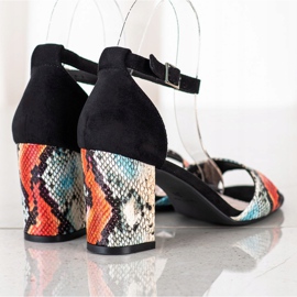 Stilfulde sandaler Sergio Leone sort 1