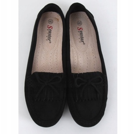 Sort kvinders loafers GS11P sort 1
