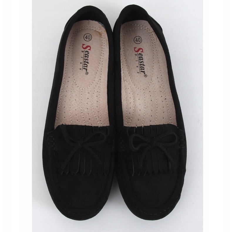 Sort kvinders loafers GS11P sort 1