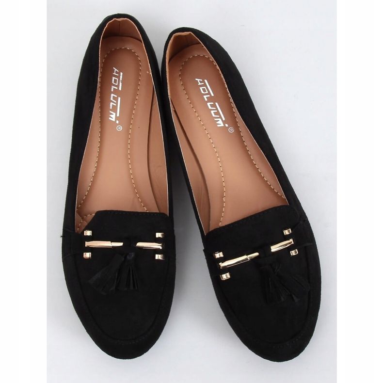 Sorte kvinders loafers 9988-159 Sort 1