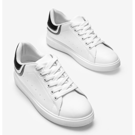 Sort Makaila kvinders hvide sneakers 2