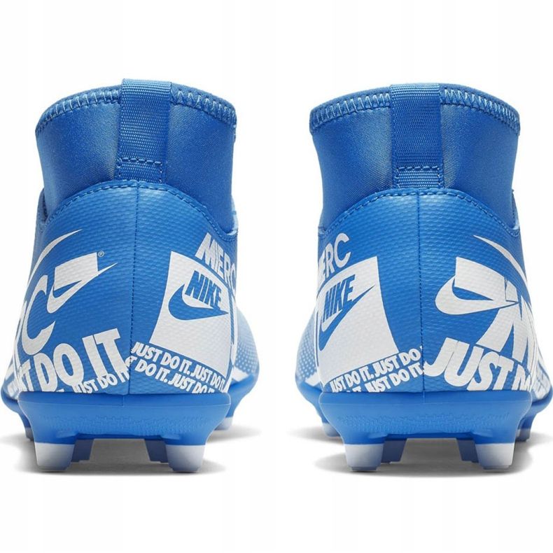 Nike Mercurial Superfly 7 Club FG / MG Jr AT8150-414 fodboldsko blå 6