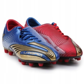 Umbro Revolution Fce II-A Hg M 886669-6CT fodboldstøvler flerfarvet marineblå, rød, blå 3