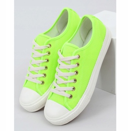 Grønne damesneakers 3176 Fluorescein 3