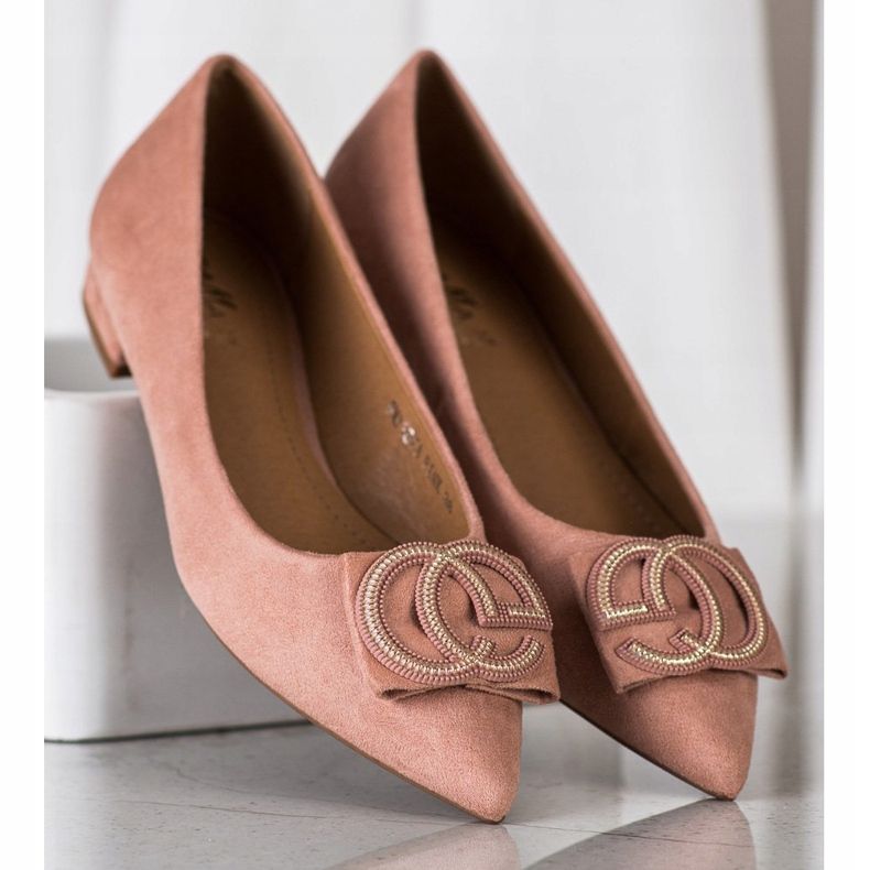 Fama Elegant Ballerina Med Ornament lyserød 1