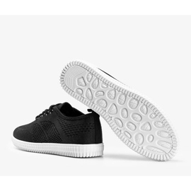 Sorte openwork sports sneakers fra Maci 1