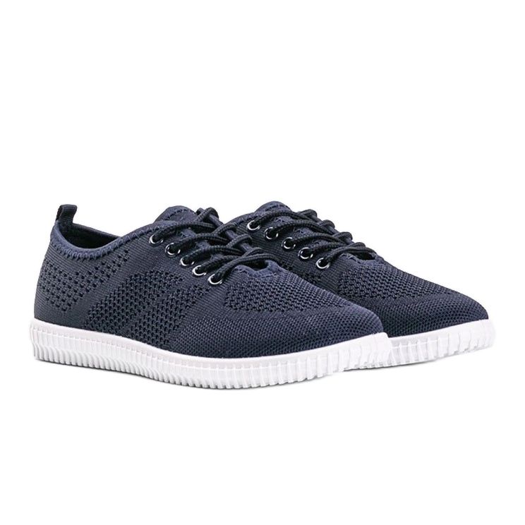 Maci marineblå åbent sneakers 1