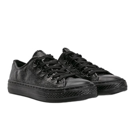 Sorte klassiske Melinda sneakers 1