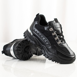 SHELOVET Sorte sneakers 1