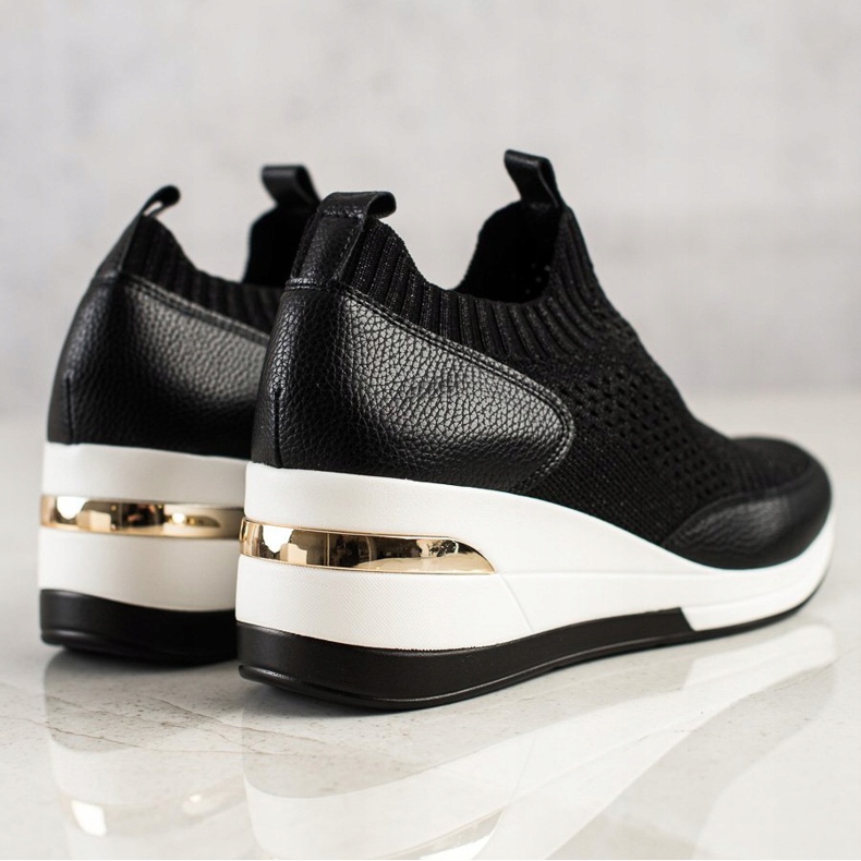 ARTIKER Sorte tekstilsneakers 1
