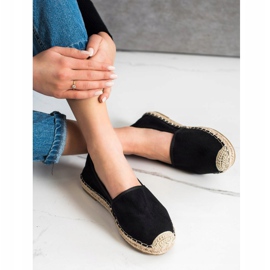 Kayla Let åbent Espadrilles sort 2