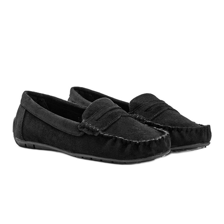 Sorte Kyla loafers til kvinder 1
