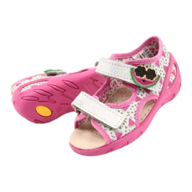 Befado sandaler børnesko 065P148 lyserød sølv grå 3