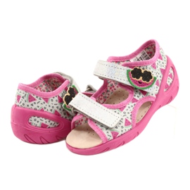 Befado sandaler børnesko 065P148 lyserød sølv grå 5