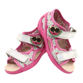 Befado sandaler børnesko 065P148 lyserød sølv grå 4