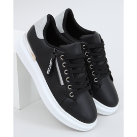 Sorte kvinders sneakers F006 Sort 1