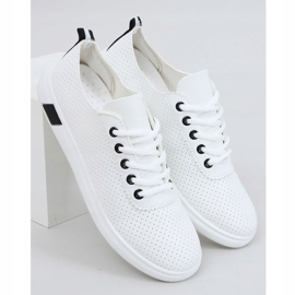 Dame sort / hvide sneakers LA42 Sort 1