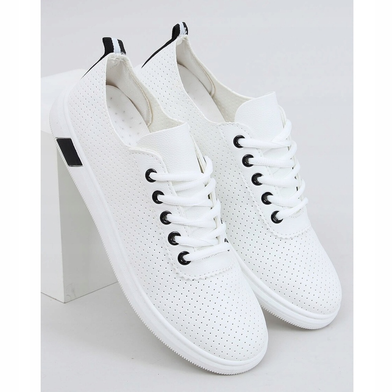 Dame sort / hvide sneakers LA42 Sort 1