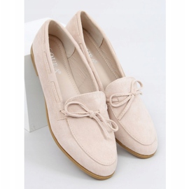 Klassiske kvinders loafers beige 3394 Beige 1