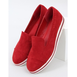 Højsåls loafers rød 5836 Rød 1