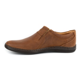 Polbut Herresko Læder 362 Camel brun 1