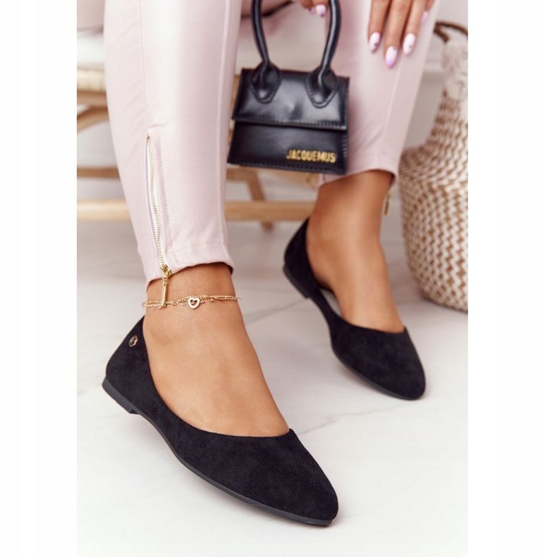 Ruskind ballerinaer Sergio Leone BL622 Sort 1