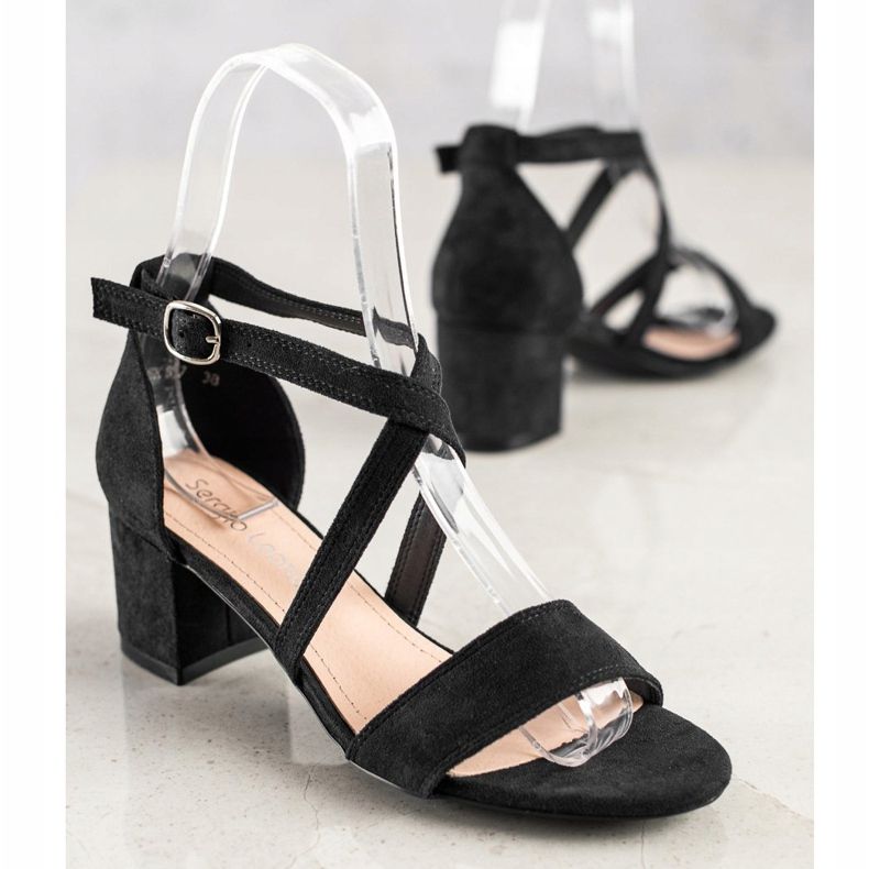 Sergio Leone Strappy sandaler sort 2